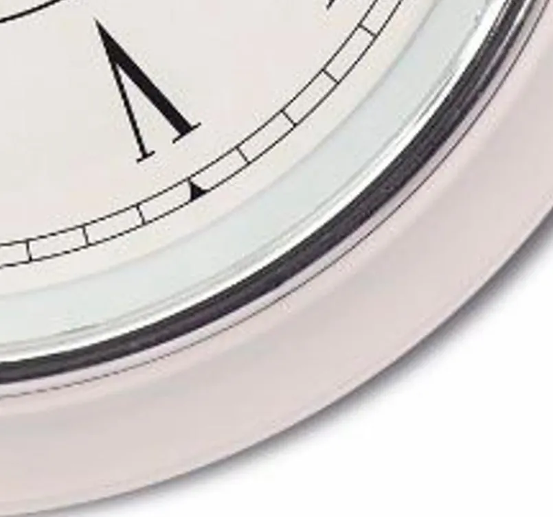 Wanduhren|Mebus Quarzwanduhr 19233 Ø 40 cm Weiß