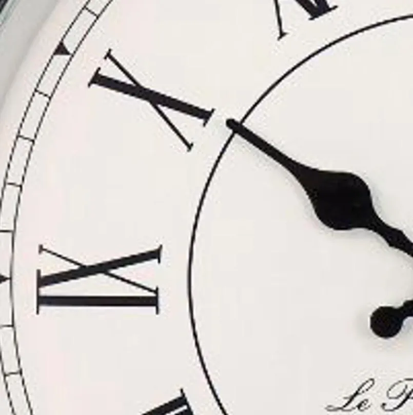 Wanduhren|Mebus Quarzwanduhr 19233 Ø 40 cm Weiß