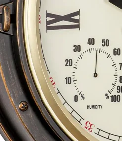 Wanduhren|Paragon (Atlanta) Quarzwanduhr 4546 Ø 40 cm Braun