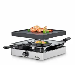 Sonstige Küchenkleingeräte|Spring Raclette 4 Classic Silber