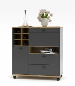 Kommoden|Wohnconcept Raumteiler Paola Graphit