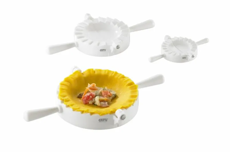Küchenutensilien|GEFU Ravioli-/Maultauschenform Verona 3tlg. Weiß