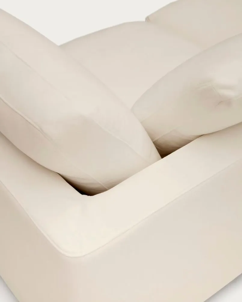 Kave Home Sofas & Couches-Recamiere Gala Beige