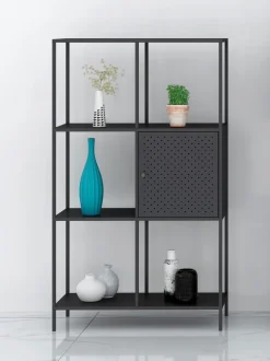 Haku Regale|Regale-Regal Houston Schwarz