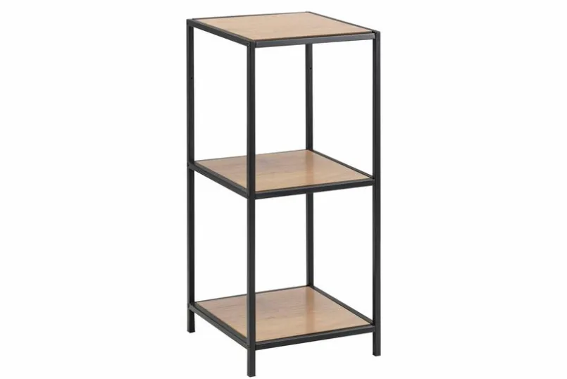 Regale|Regale|Actona Regal Seaford Schwarz / Eiche