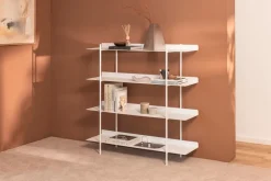 Regale|Metallbude Regal Tharon Weiß