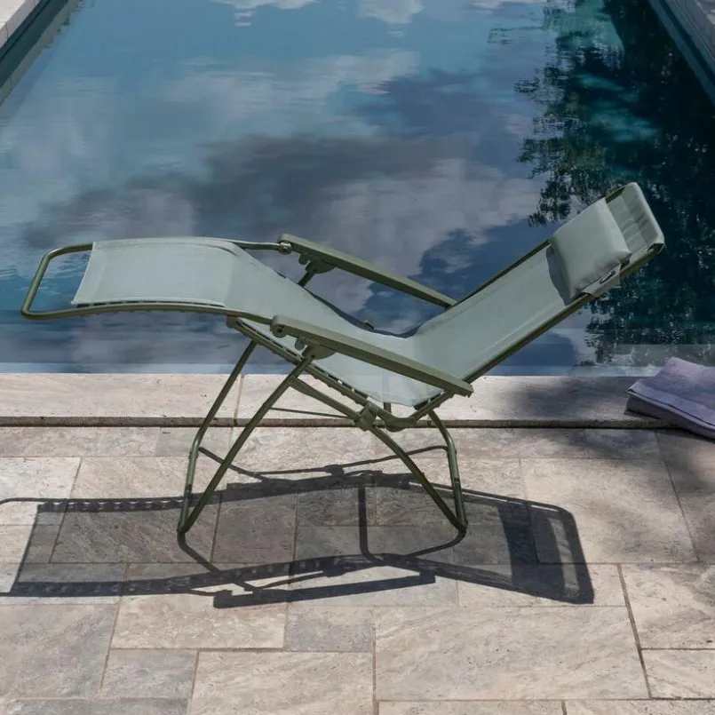 Gartenliegen|Balkonliegen|Lafuma Mobilier Relaxliege R Clip Moss