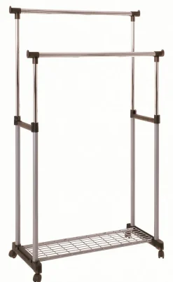 Praktisch Im Flur|Garderobenständer & -Haken|Haku Rollgarderobe Double Alu