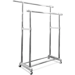 Garderobenständer & -Haken|Praktisch Im Flur-Rollgarderobe Ritrovo Silber