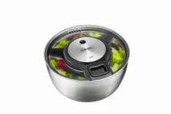 Küchenutensilien|GEFU Salatschleuder Speedwing Silber