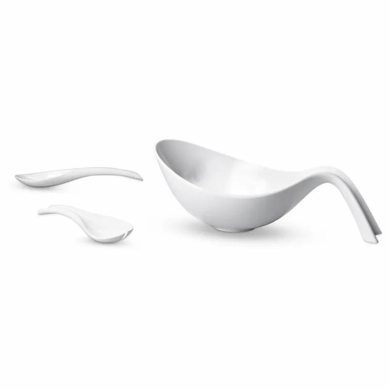 Villeroy & Boch Schalen & Schüsseln|Schalen & Schüsseln-Salatset Flow 3tlg. Weiß