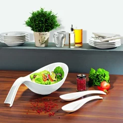 Villeroy & Boch Schalen & Schüsseln|Schalen & Schüsseln-Salatset Flow 3tlg. Weiß