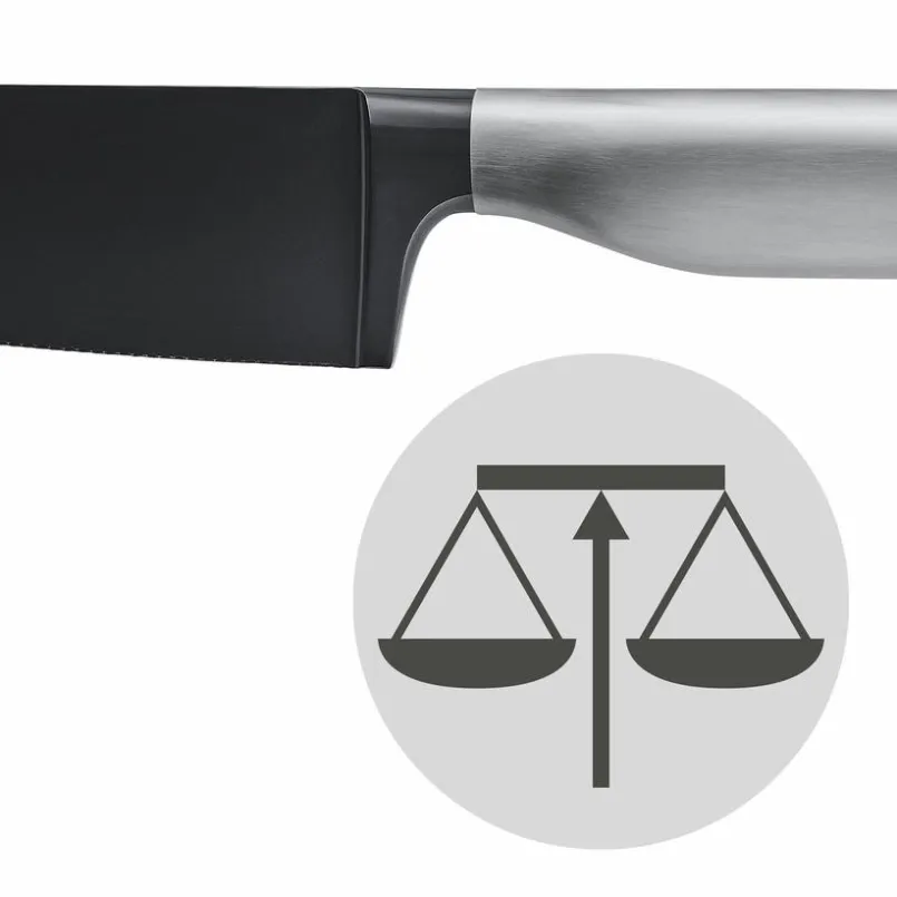 WMF Schneidwaren-Santokumesser Ultimate 18,5 cm Schwarz