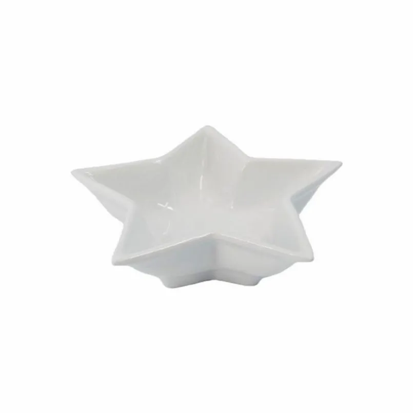 Tischdeko| Schale Stern Ø 18,9 cm Weiß