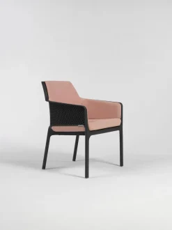Nardi Gartenstuhl-Auflagen-Schalenkissen Relax Net Lounge 62,5 x 57 cm Rosa
