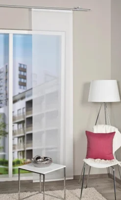 Vorhänge & Gardinen|Schmidt Schiebevorhang Prim 60 x 245 cm Wollweiß