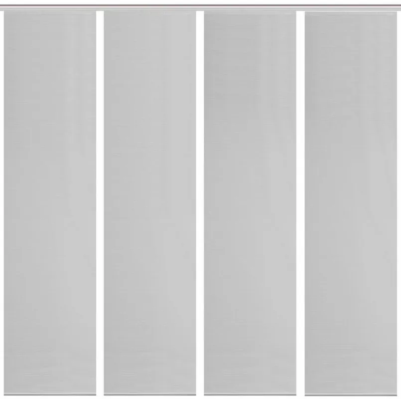 Schmidt Vorhänge & Gardinen-Schiebewand Rom 4er-Set Grau