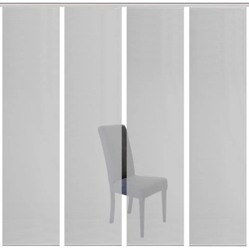 Schmidt Vorhänge & Gardinen-Schiebewand Rom 4er-Set Grau