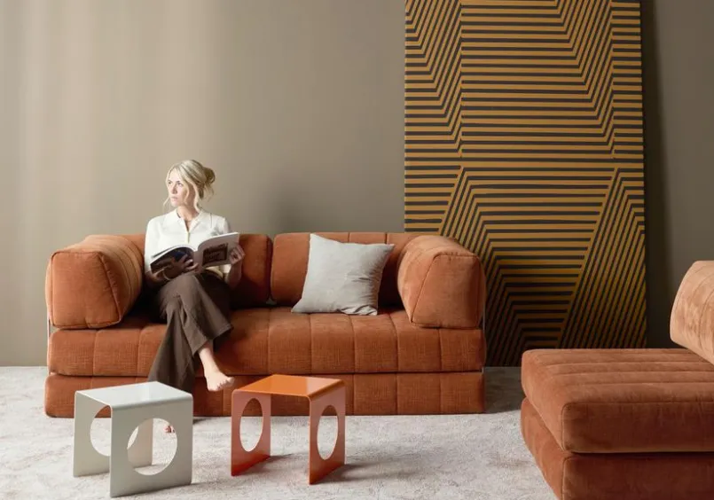 INNOVATION LIVING Schlafsofas|Sessel-Schlafsessel CozyPad Rust Orange