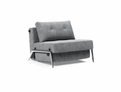 Schlafsofas|Sessel|INNOVATION LIVING Schlafsessel Cubed 90 Aluminium Granit