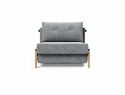 INNOVATION LIVING Schlafsofas|Sessel-Schlafsessel Cubed 90 Eiche Granit