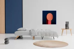 INNOVATION LIVING Schlafsofas|Sessel-Schlafsessel Cubed 90 Eiche Granit