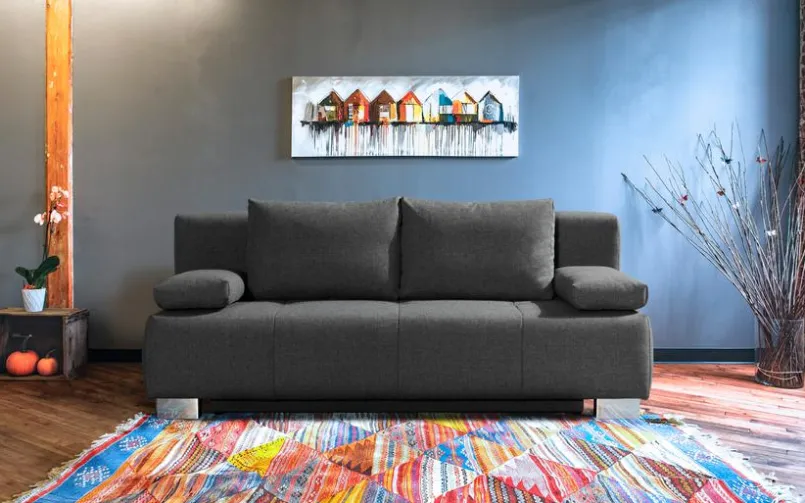 Schlafsofas|Schlafsofas-Schlafsofa Atina Graphit