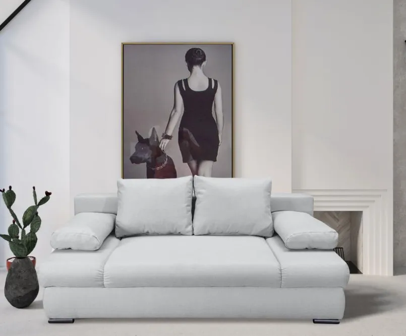 BOOOM Schlafsofas|Schlafsofas-Schlafsofa Chiara Silbergrau