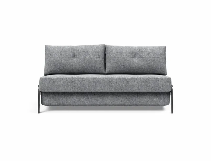 INNOVATION LIVING Schlafsofas|Schlafsofas-Schlafsofa Cubed Chrom Granit