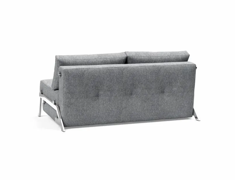 INNOVATION LIVING Schlafsofas|Schlafsofas-Schlafsofa Cubed Chrom Granit