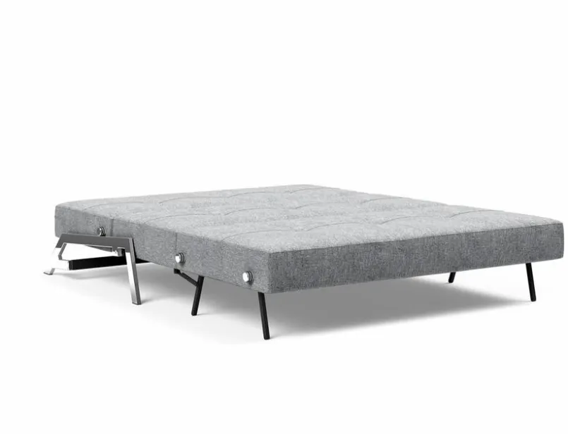 INNOVATION LIVING Schlafsofas|Schlafsofas-Schlafsofa Cubed Chrom Granit
