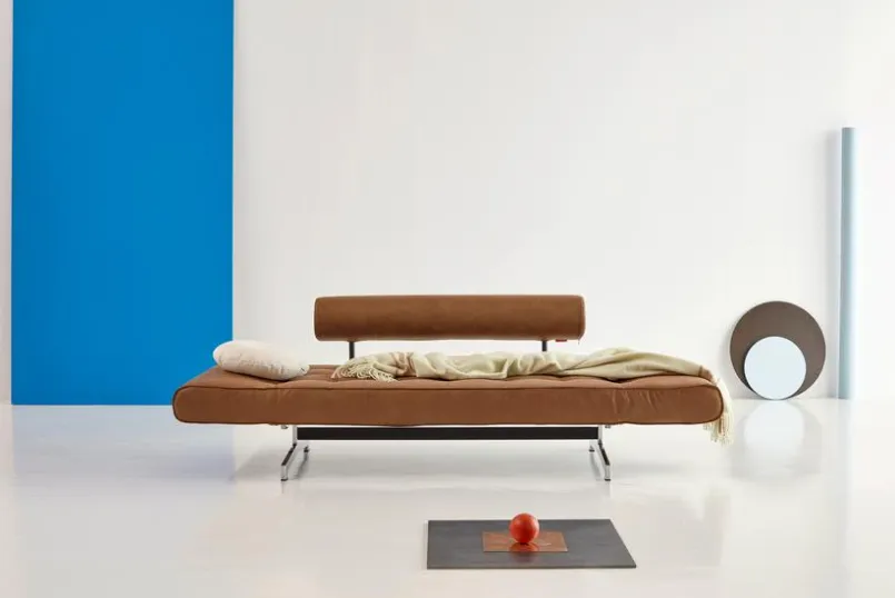 INNOVATION LIVING Schlafsofas|Schlafsofas-Schlafsofa Ghia Chrom Brown