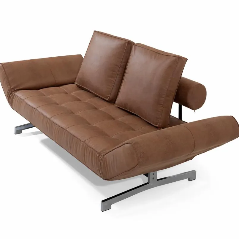 INNOVATION LIVING Schlafsofas|Schlafsofas-Schlafsofa Ghia Chrom Brown