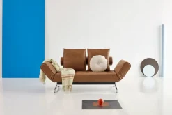INNOVATION LIVING Schlafsofas|Schlafsofas-Schlafsofa Ghia Chrom Brown