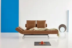 INNOVATION LIVING Schlafsofas|Schlafsofas-Schlafsofa Ghia Chrom Brown