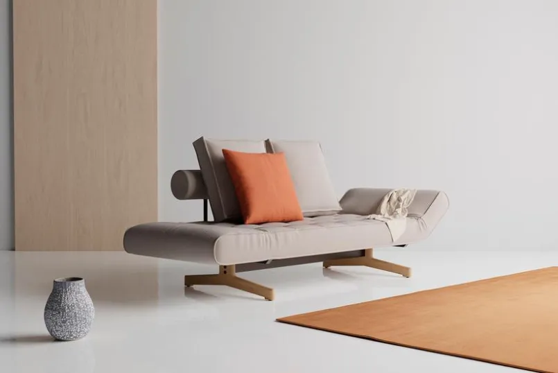 INNOVATION LIVING Schlafsofas|Schlafsofas-Schlafsofa Ghia Eiche Beige