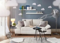 Schlafsofas|Schlafsofas-Schlafsofa Jeremo Hellbeige