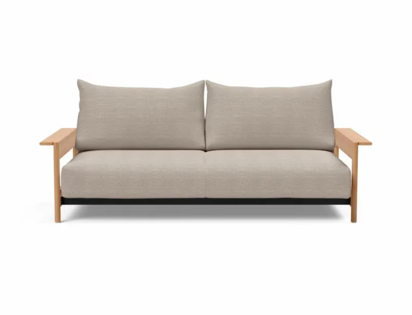 INNOVATION LIVING Schlafsofas|Schlafsofas-Schlafsofa Malloy Wood Gravel