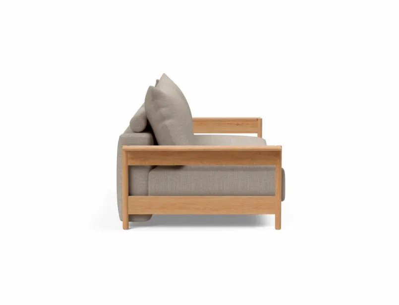 INNOVATION LIVING Schlafsofas|Schlafsofas-Schlafsofa Malloy Wood Gravel