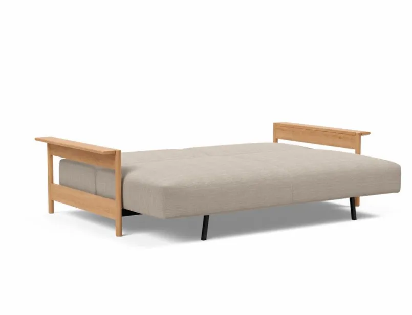 INNOVATION LIVING Schlafsofas|Schlafsofas-Schlafsofa Malloy Wood Gravel