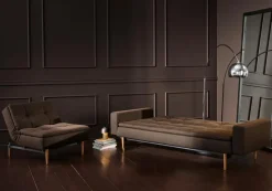 Schlafsofa mit Armlehnen Dublexo Styletto hell<INNOVATION LIVING Outlet