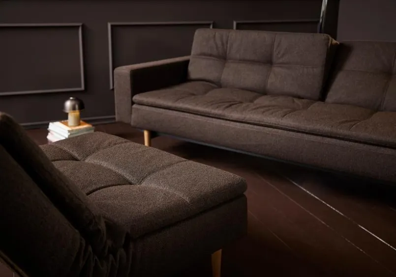 Schlafsofa mit Armlehnen Dublexo Styletto hell<INNOVATION LIVING Outlet