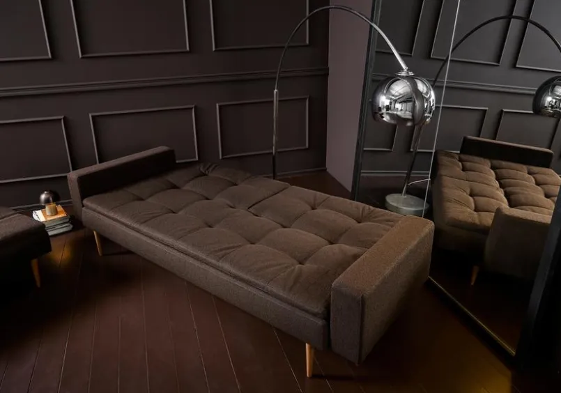 Schlafsofa mit Armlehnen Dublexo Styletto hell<INNOVATION LIVING Outlet