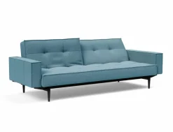 Schlafsofa mit Armlehnen Splitback Styletto schwarz<INNOVATION LIVING Discount