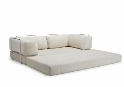 INNOVATION LIVING Schlafsofas|Schlafsofas-Schlafsofa mit Armlehnen CozyPad Ivory