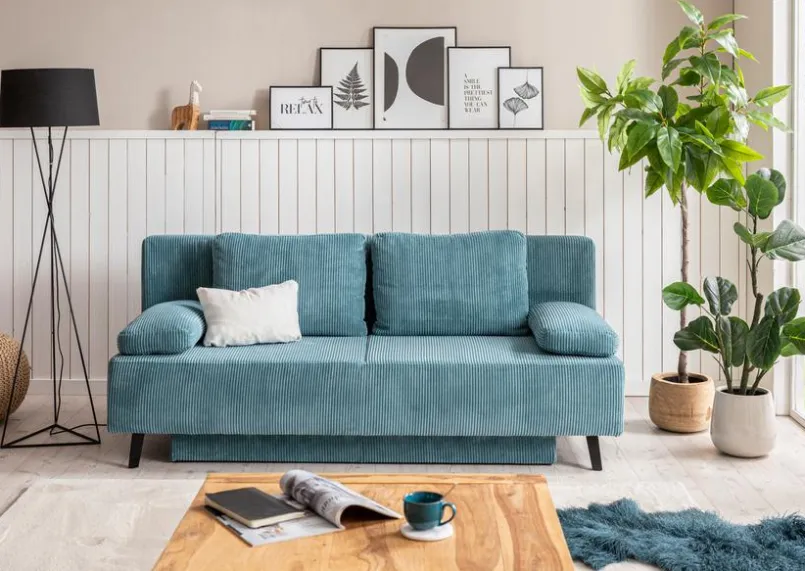 Schlafsofas|Schlafsofas-Schlafsofa Spicy Türkis