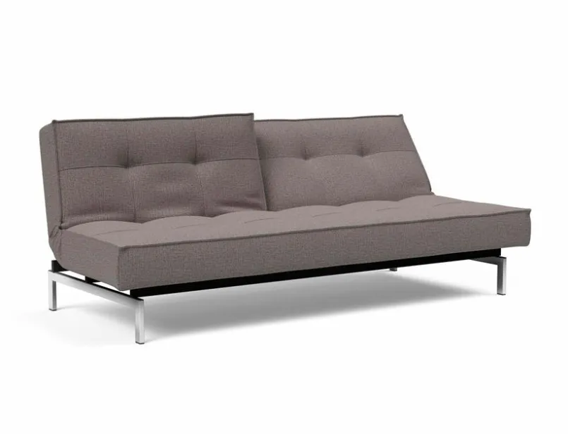 Schlafsofas|Schlafsofas|INNOVATION LIVING Schlafsofa Splitback Chrom Grey