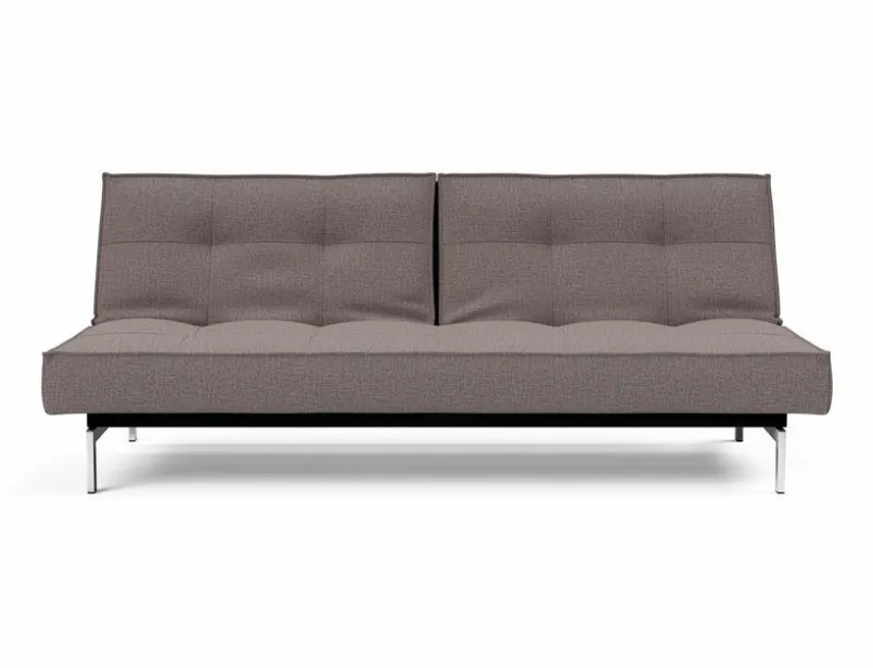 Schlafsofas|Schlafsofas|INNOVATION LIVING Schlafsofa Splitback Chrom Grey