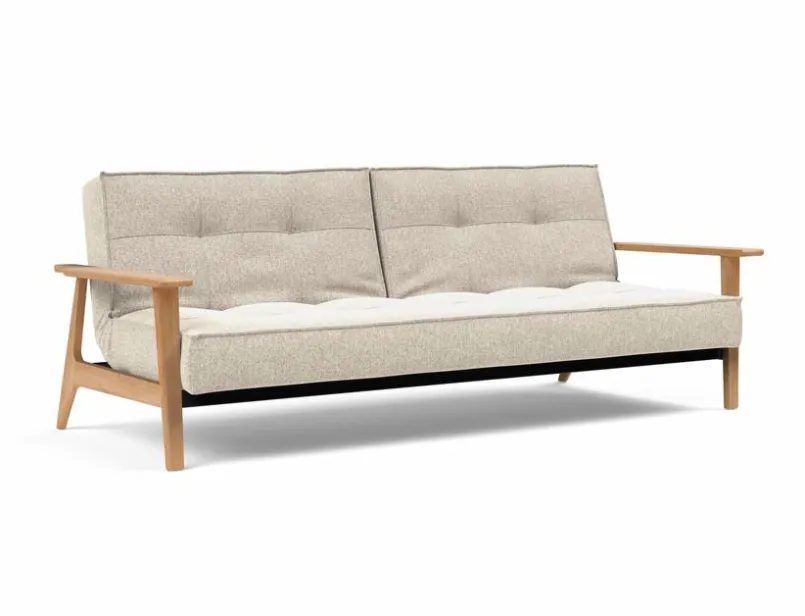 INNOVATION LIVING Schlafsofas|Schlafsofas-Schlafsofa Splitback Frej Eiche Off White