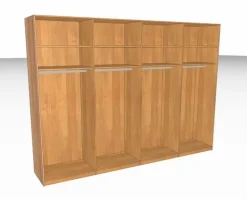 CASEDO Schlafzimmer-Komplettsets-Schlafzimmer-Set Burgos 4tlg. Eiche
